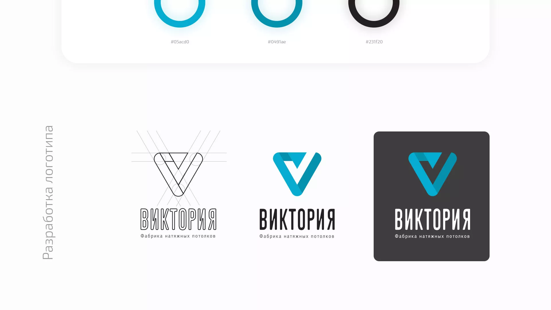 Разработка фирменного стиля компании по продаже и установке натяжных потолков в Константиновске