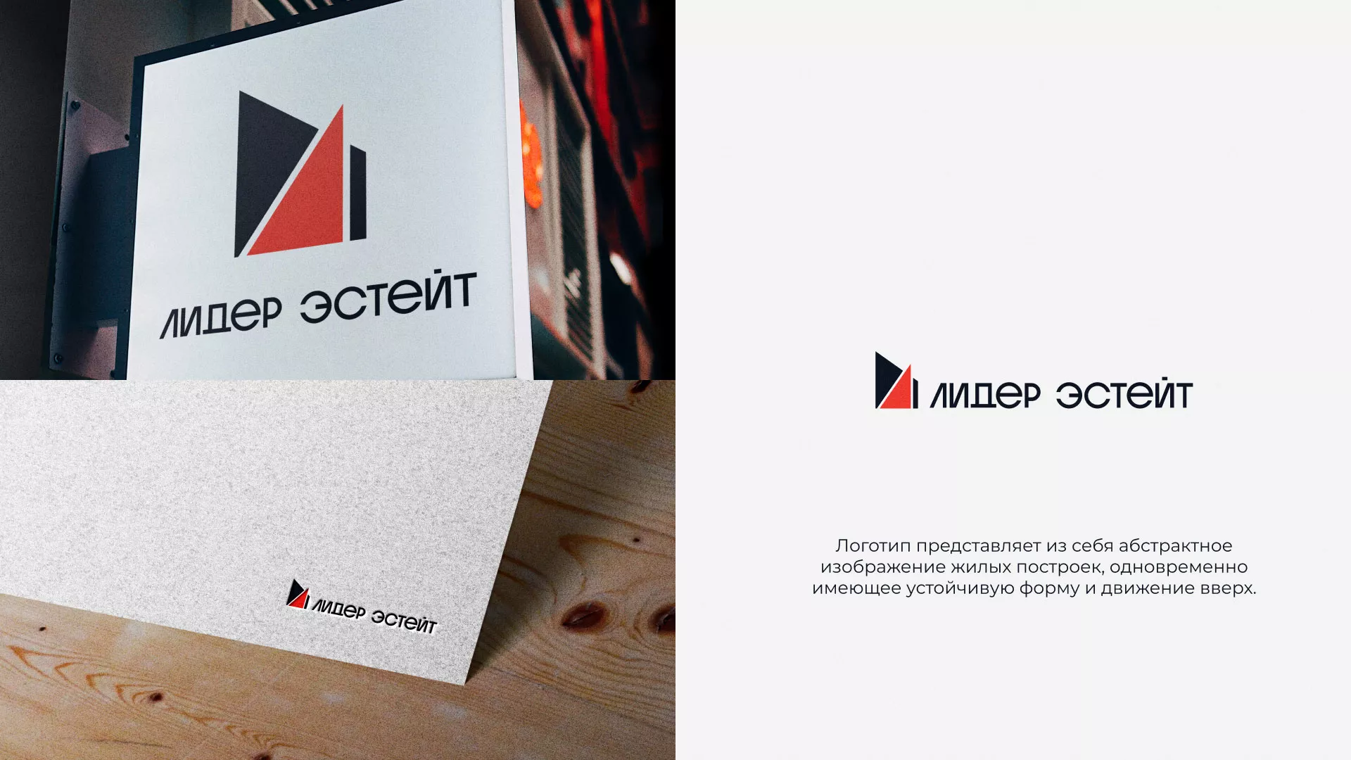 Сделали логотип для агентства недвижимости «Лидер Эстейт» в Константиновске