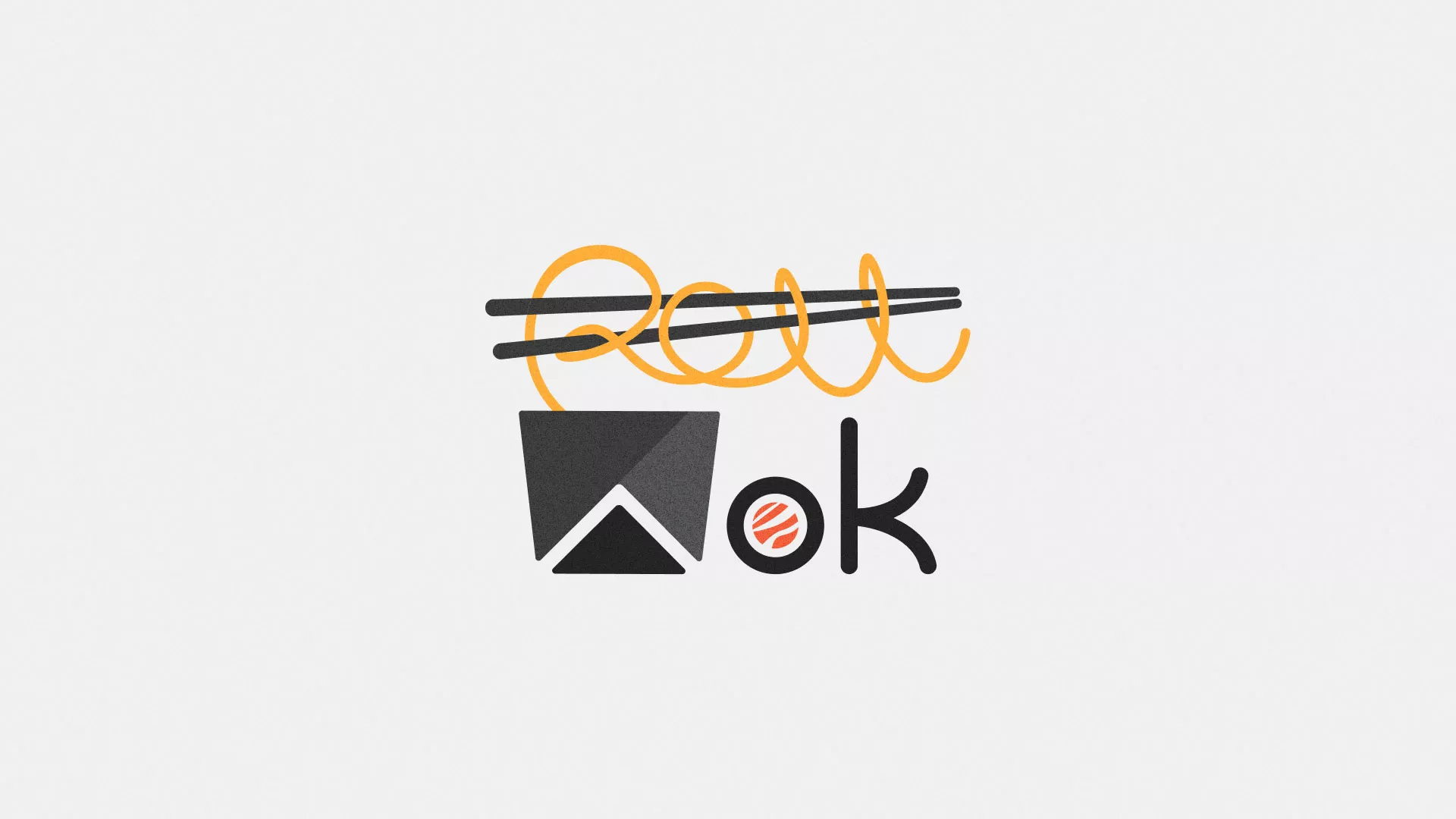 Разработка логотипа в Константиновске для суши-бара «Roll Wok Club» Разработка логотипа в Константиновске для суши-бара «Roll Wok Club»